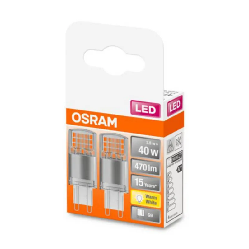 OSRAM żarówka sztyft LED G9 4,2W 2 700 K 2 szt.