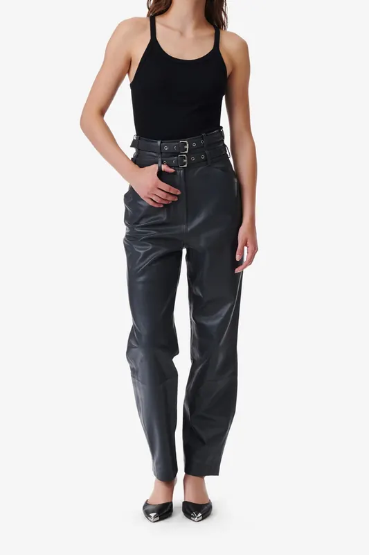 IRO Paris Bratis Trouser Anthracite Maat: 38 | Pantalons Outlet | Dames | Grijs