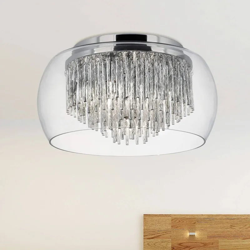 Lampa sufitowa 4624 z aluminiowymi spiralami