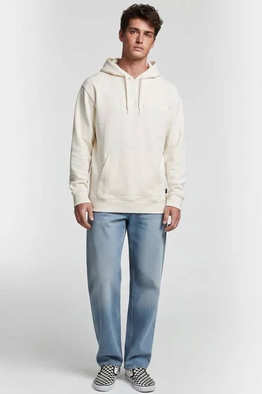 Vans Blocked Box Po Hoodie Mountain Essentials Marshmallow Maat: XXL | Hoodies Outlet | Heren | Wit