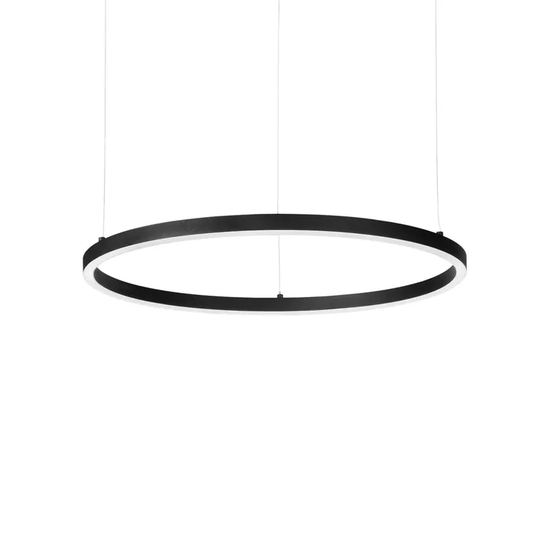 Żyrandol LED Ideal Lux Oracle Slim Ø 70 cm czarny 3000 K