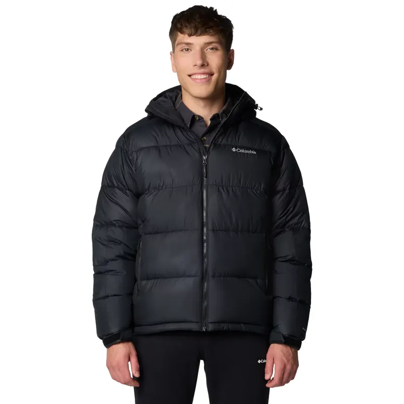 Columbia Pike Lake II Hooded Jacket 2050931012, Męskie, Czarne, kurtki, poliester, rozmiar: M