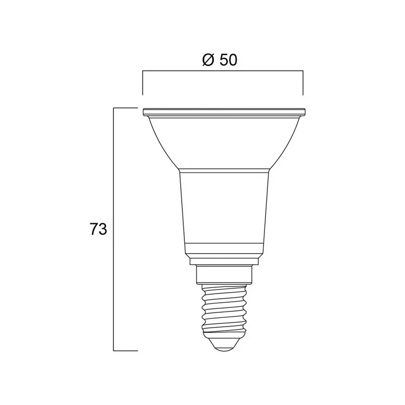 Żarówka LED RETRO, PAR16, E14, 3,6 W, 830, 345 lm, 36°