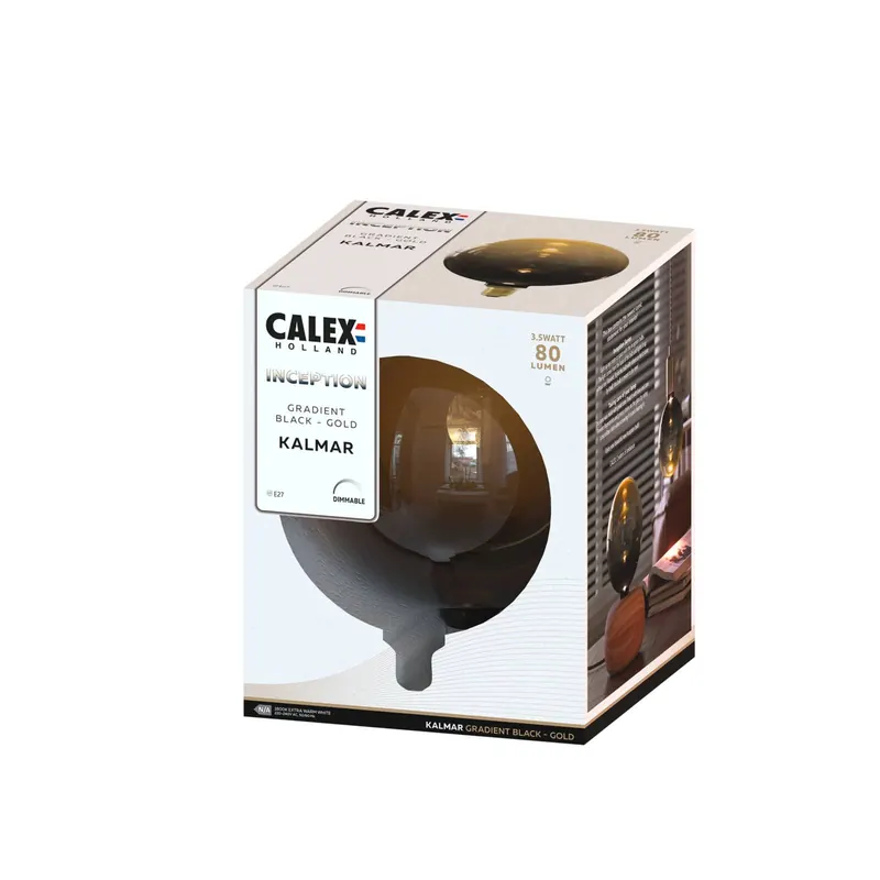Calex Inception globe LED E27 G200 3W 1 800 K