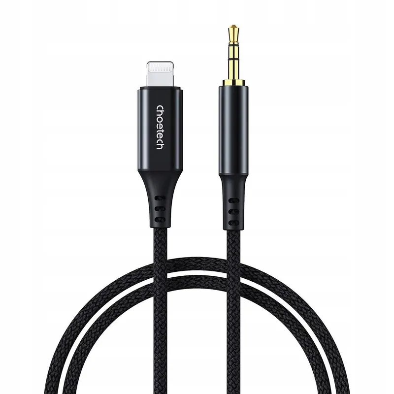 Kabel Choetech Aux009 do Lighting Mini Jack 3.5Mm 2 M Czarny