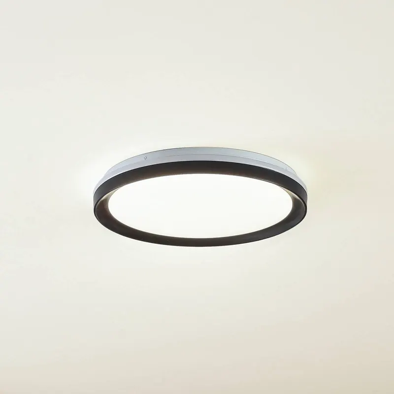 Lindby Smart lampa sufitowa LED Ardena, RGBIC, wysokość 8,5 cm, Tuya