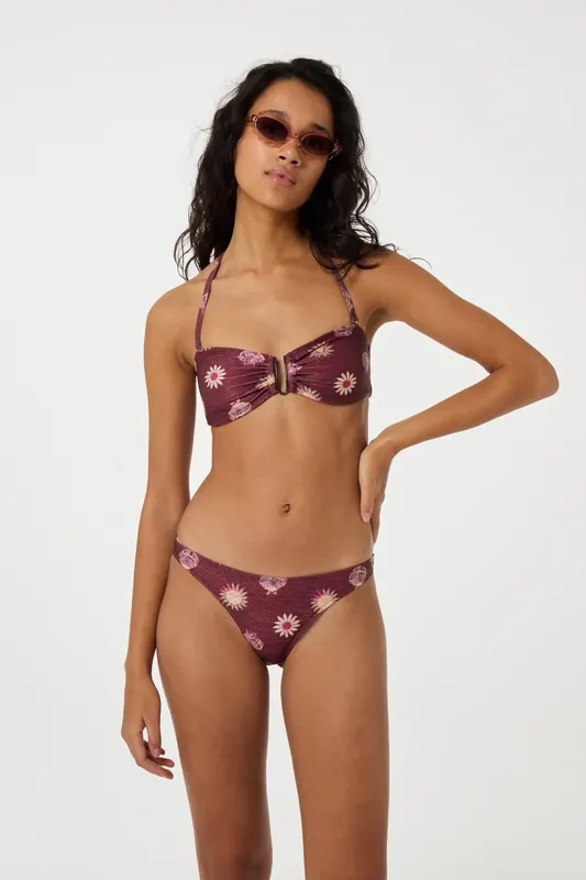 Fabienne Chapot Nadine Bikini Top Cocoa/cosy White Maat: XL | Bikini's Outlet | Dames | Wit