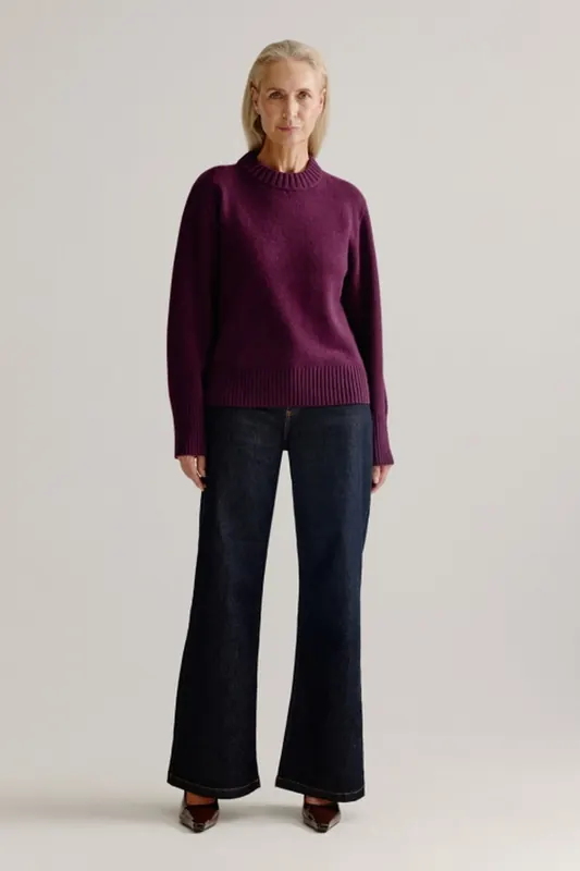 Josephine & Co Lente Sweater Bordeaux Maat: M | Sweaters Outlet | Dames | Bordeaux