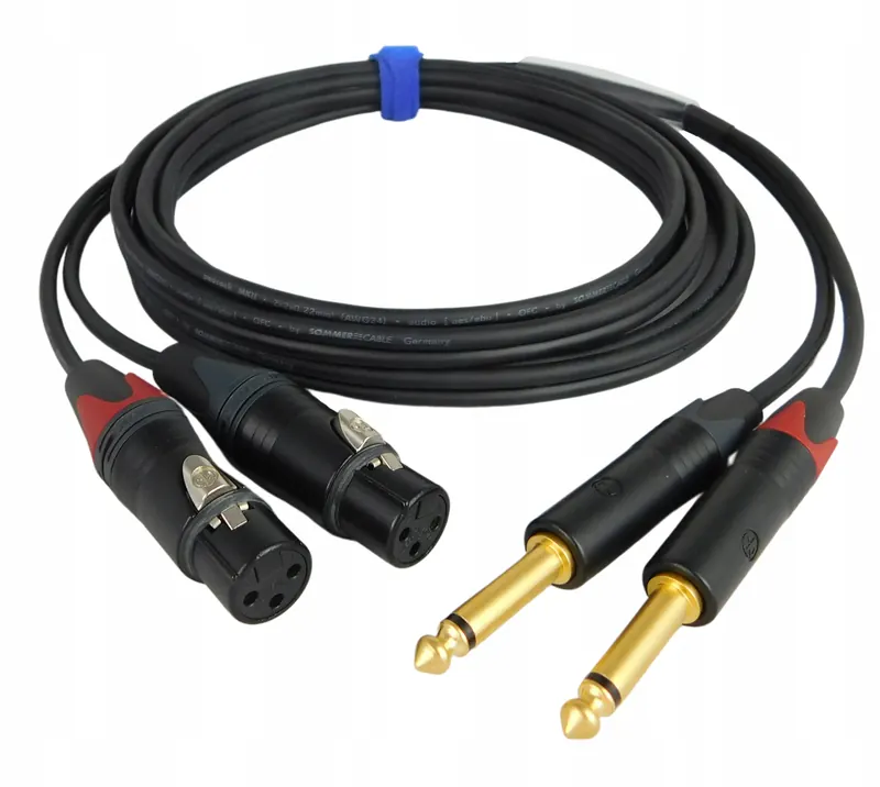 Sommer Peacock 2xXLR 2xJACK 6,3 mm Neutrik 5m