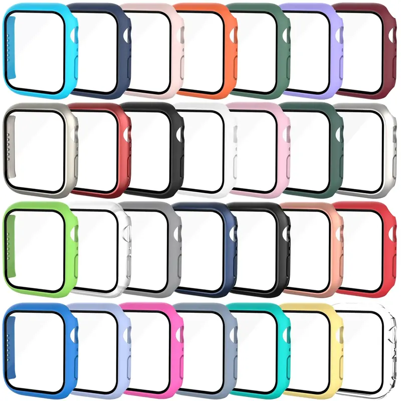 Szkło hartowane + osłona do Apple Watch Series 10 9 8 7 6 5 4 SE Folia ochronna na ekran do IWatch Series 46mm 42mm Akcesoria