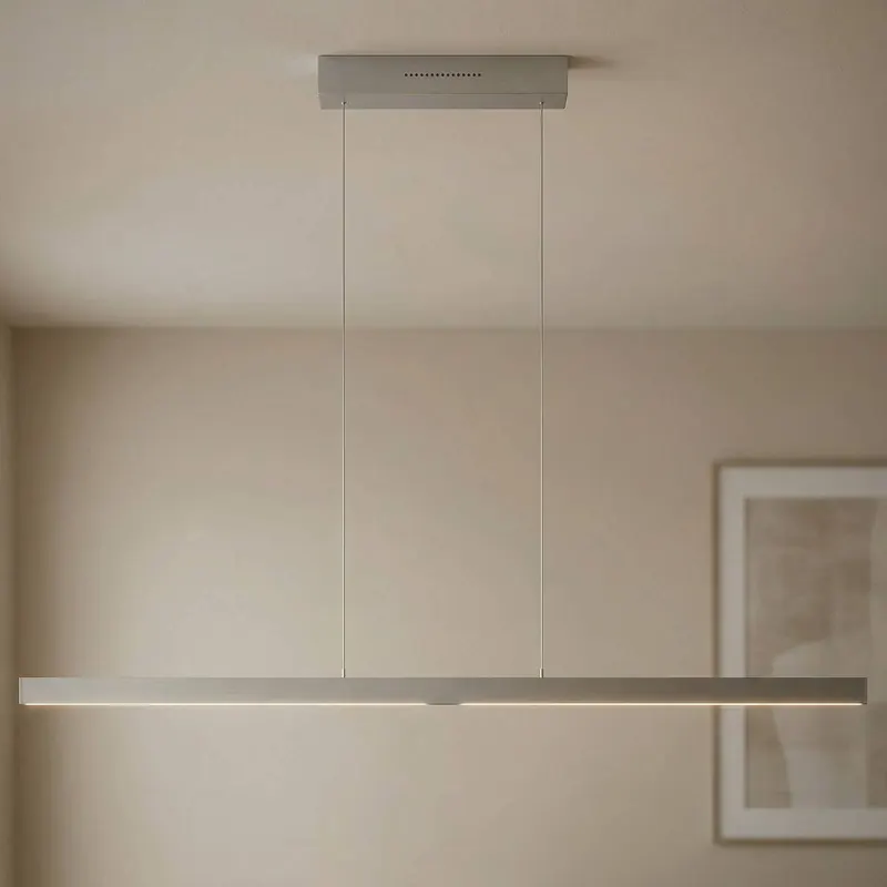 Lampa wisząca LED Linn-L 128, nikiel