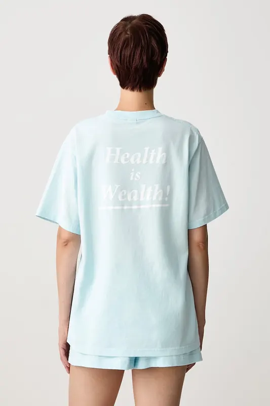 Sporty & Rich  Health Is Wealth T-shirt bawełniany damski