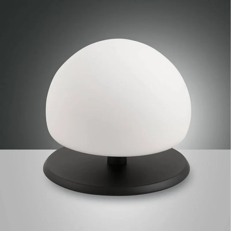 Lampa stołowa Morgana, czarna/biała, ściemniacz dotykowy, 3 000 K