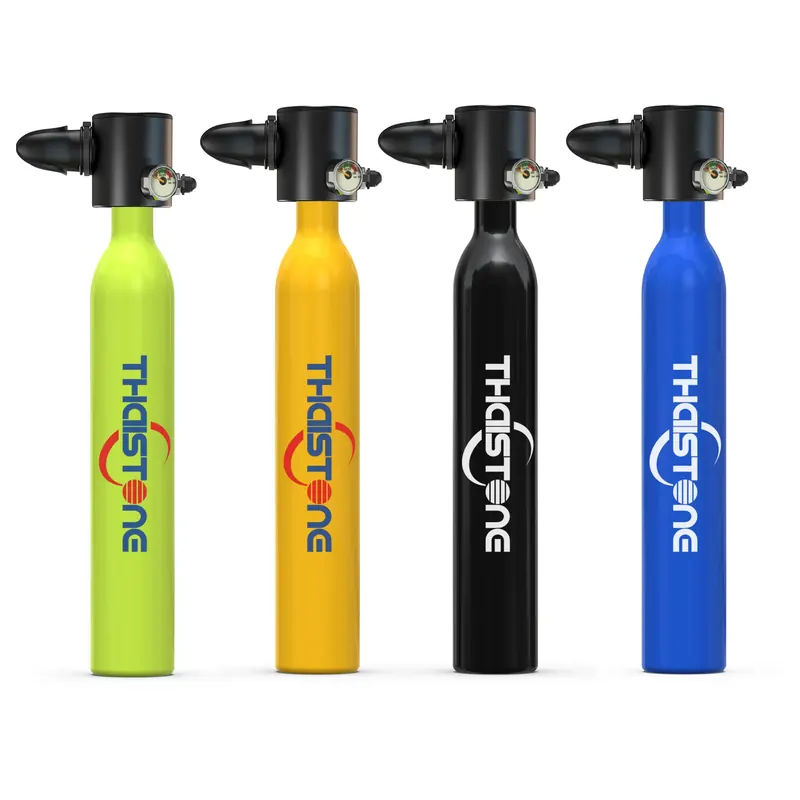 THAIITONEE-Mini Butla do Nurkowania, Sprzęt do Pływania Pod Wodą, Cylinder, Butla do Nurkowania, Tlen, 0.5L, 5-10 Minut