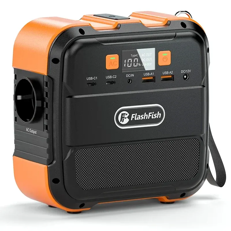 FF Flashfish A101 Przenośna Stacja Zasilania 230V Mini Akumulator 120W 97.68Wh Generator Solarny Power Bank Type-C