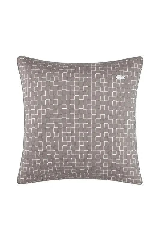 Lacoste poszewka na poduszkę bawełniana L BLOCK Greige 65 x 65 cm