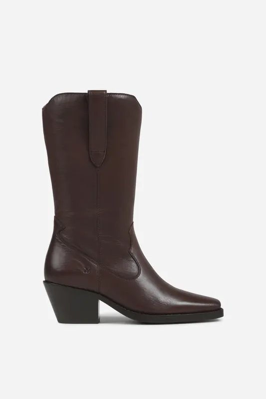 Bronx Cassi-dy Ankle Boot Coffee Bean Maat: 38 | Laarzen Outlet | Dames | Bruin