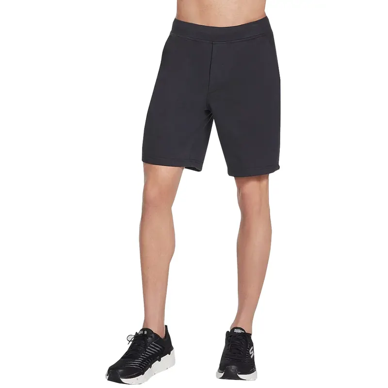 Skechers Explore Short M1SH69-BLK, Męskie, Czarne, spodenki, bawełna, rozmiar: L