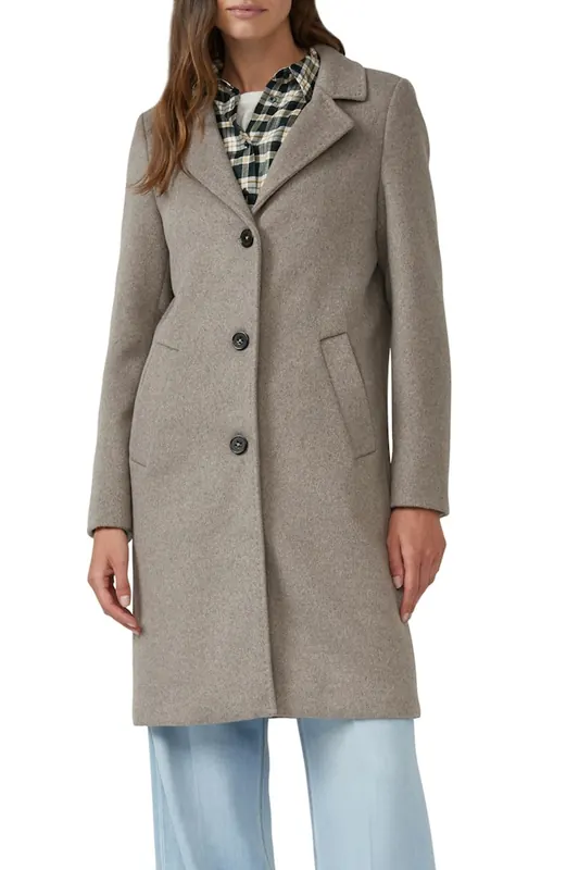 s.Oliver  Jackets Outdoor Grey/black Maat: 42 | Single-Breasted Mantels Outlet | Dames | Grijs