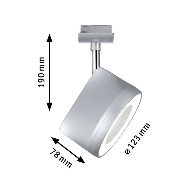 Paulmann URail Arena spot LED chrom 4 000 K
