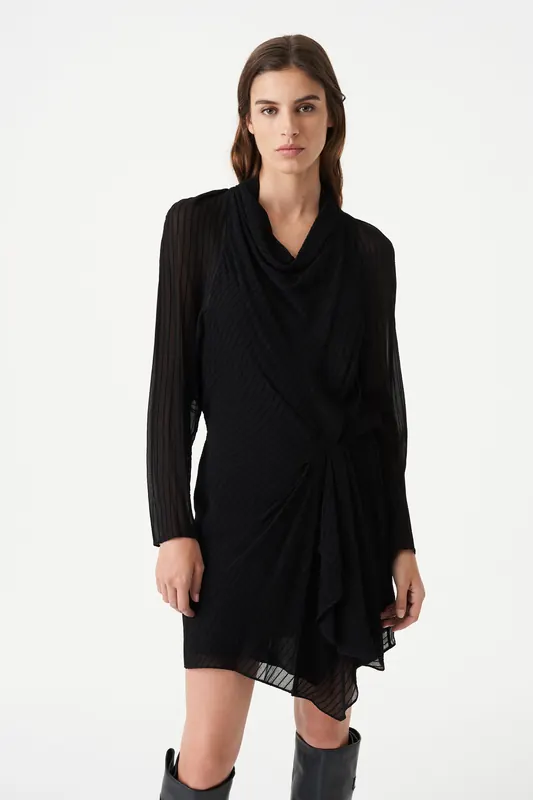 IRO Paris Cast Dress Black Maat: XS | Mini Jurken Outlet | Dames | Zwart