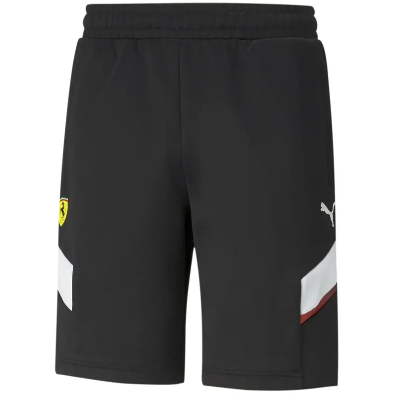 Puma Ferrari Race Track Short 599828-01, Męskie, Czarne, spodenki, poliester, rozmiar: S