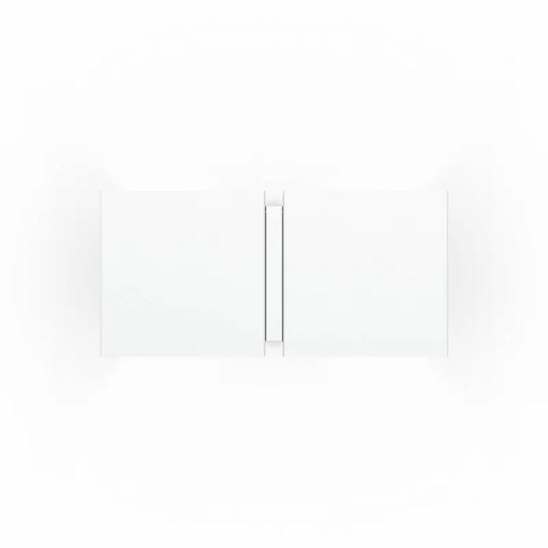 WEVER & DUCRÉ Lampa ścienna CG Square, biała, szerokość 21 cm, 2-punktowa