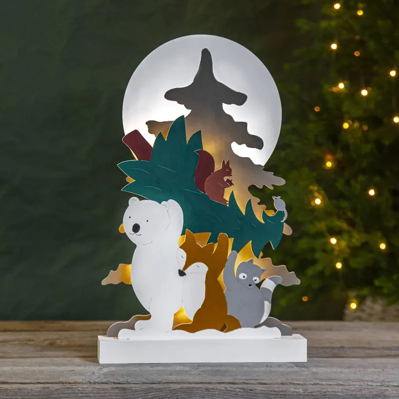 Oświetlenie dekoracyjne LED Forest Friends miś