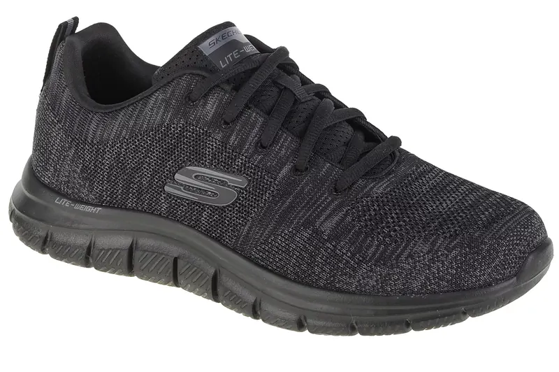 Skechers Track - Front Runner 232298-BBK, Męskie, Czarne, buty treningowe, tkanina, rozmiar: 43