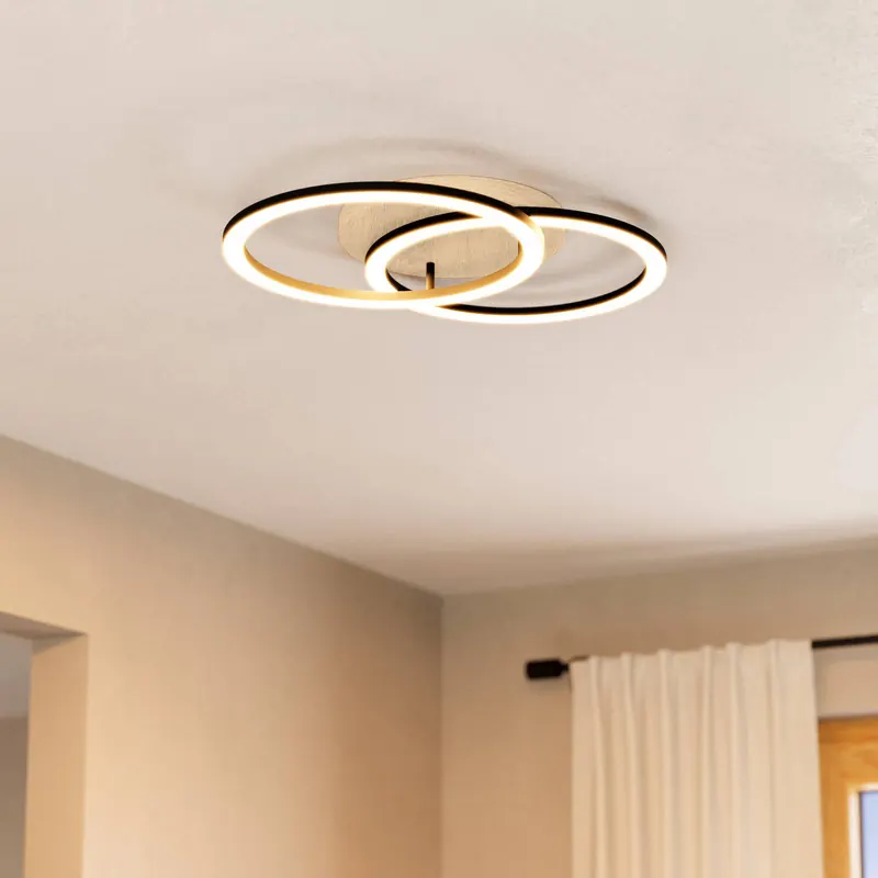 EGLO connect Inteligentna lampa sufitowa LED Lomaltas-Z, 58 cm, 3800 lm