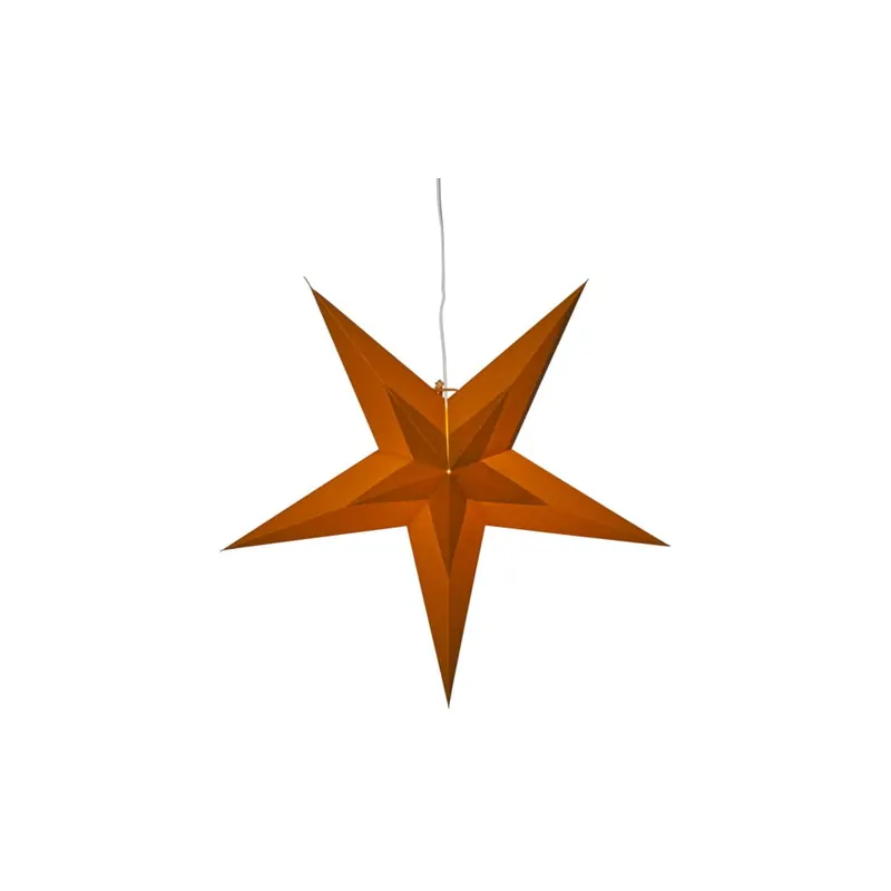 Pomarańczowa dekoracja świąteczna Star Trading Diva, ø 60 cm