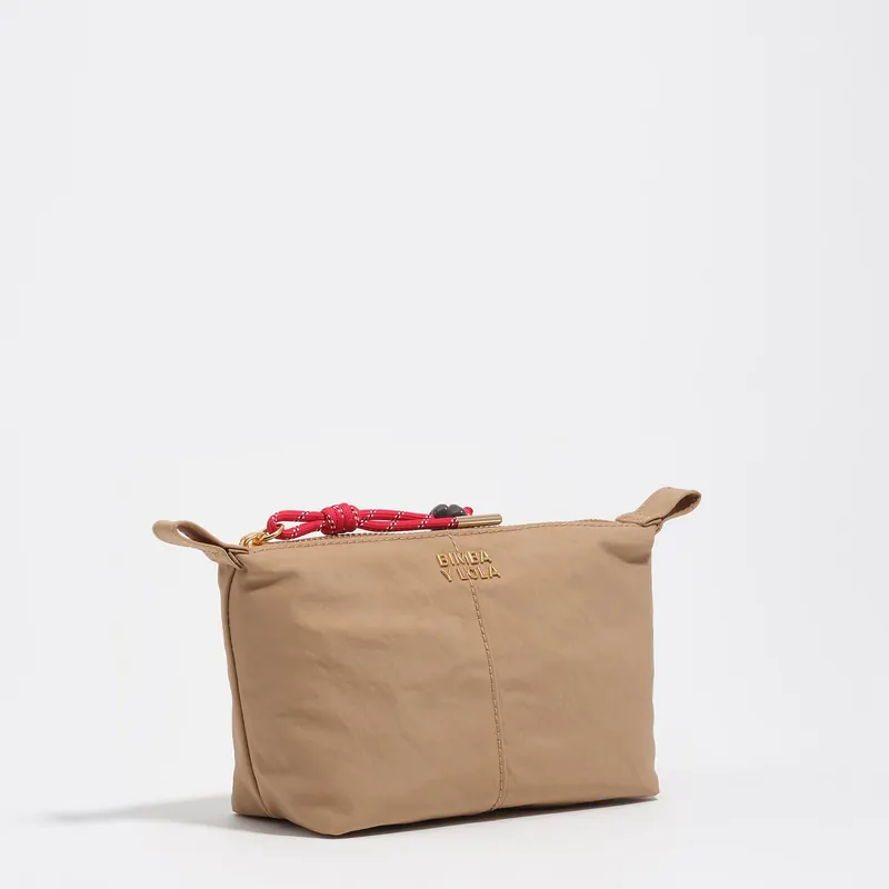 Saszetka trapez nylon camel
