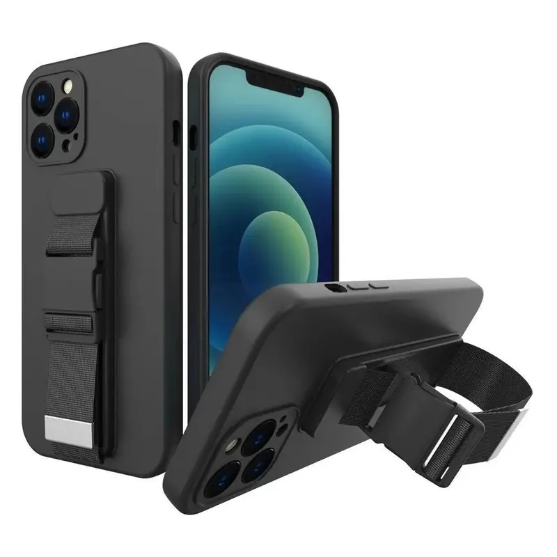 Rope Case silikonowe etui ze smyczą torebka smycz pasek do Xiaomi Redmi