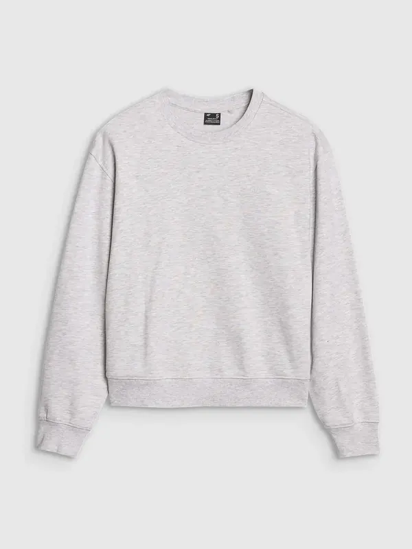 4F bluza bawełniana damska 4FWMM00TSWSF1765 szara (L)
