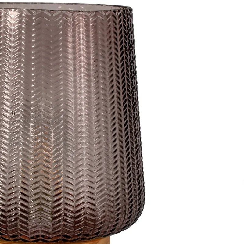 Pauleen Fancy Glamour E27 LED taupe drewno