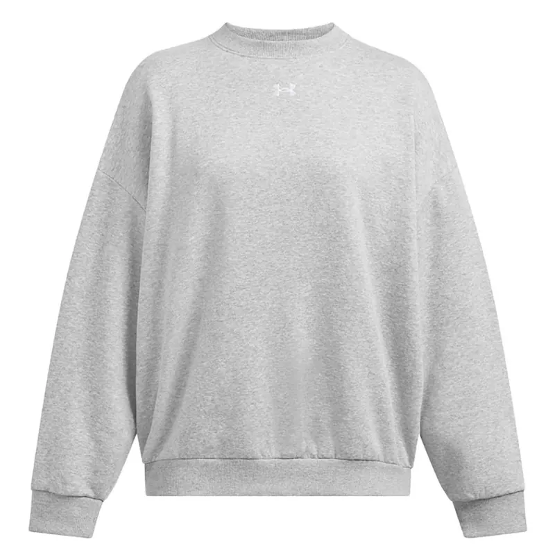UNDER ARMOUR bluza dresowa damska Rival Fleece OS Crew szara (S)