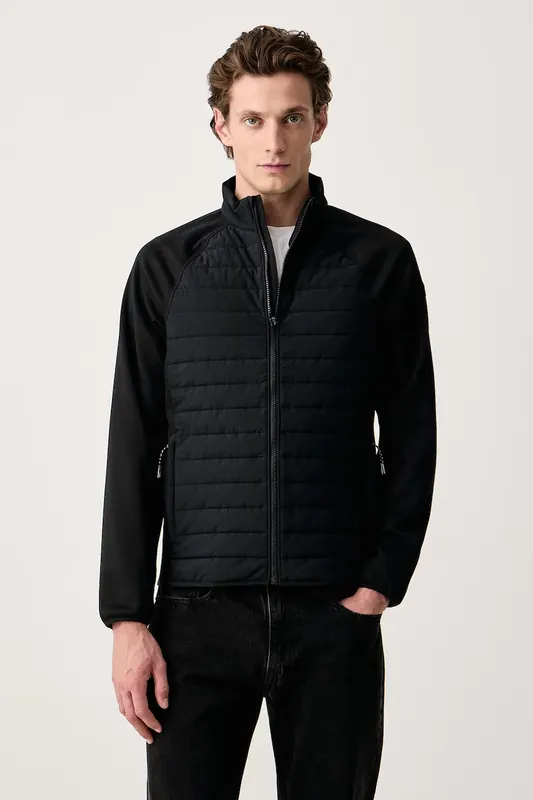 Skechers kurtka przejściowa męska HOODLESS HOODIE HYBRID JACKET