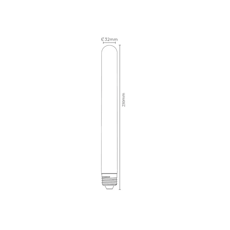 Żarówka rurkowa LED E27 T32 5W 2,200K ściemniana 25cm