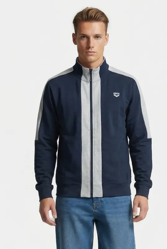 Arena Man Tracktop Sky Captain 19-3922 Tpg Maat: M | Lichte Jassen Outlet | Heren | Zwart