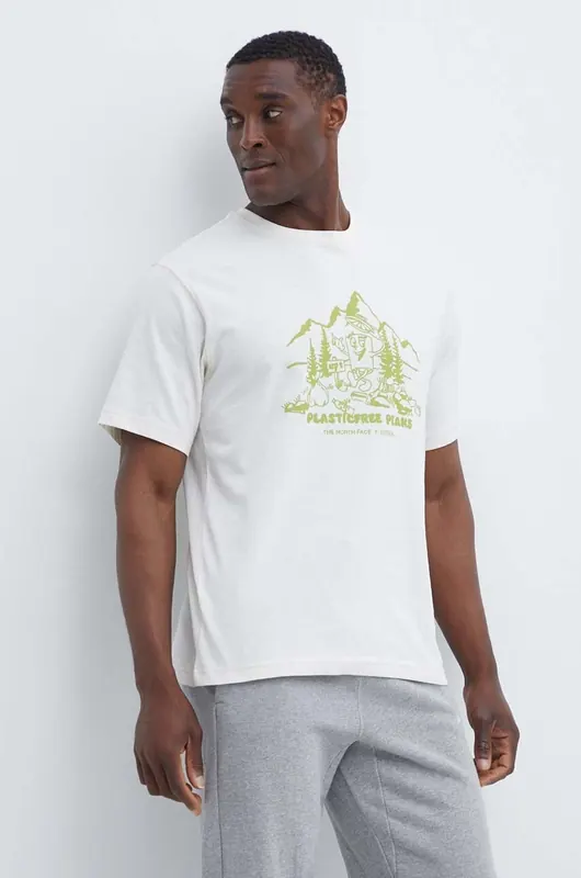 The North Face t-shirt bawełniany Patron Plasticfree Peaks