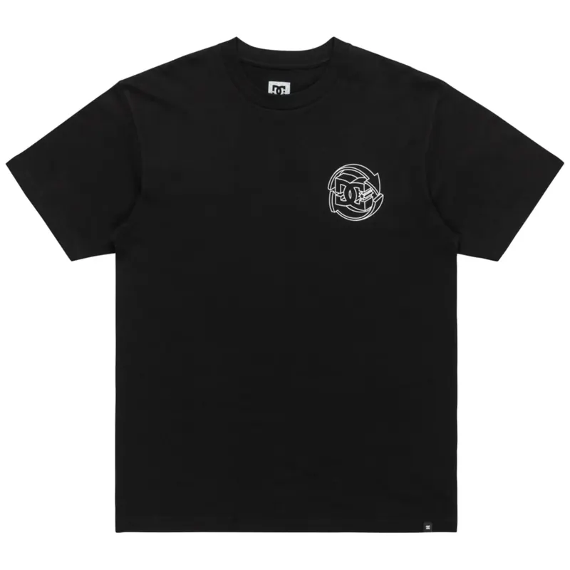 DC Dimensional SS Tee ADYZT05452-KVJ0, Męskie, Czarne, t-shirty, bawełna, rozmiar: M