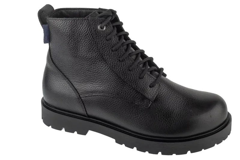 Birkenstock Highwood Lace Mid WP 1030942, Męskie, Czarne, trapery, skóra licowa, rozmiar: 45