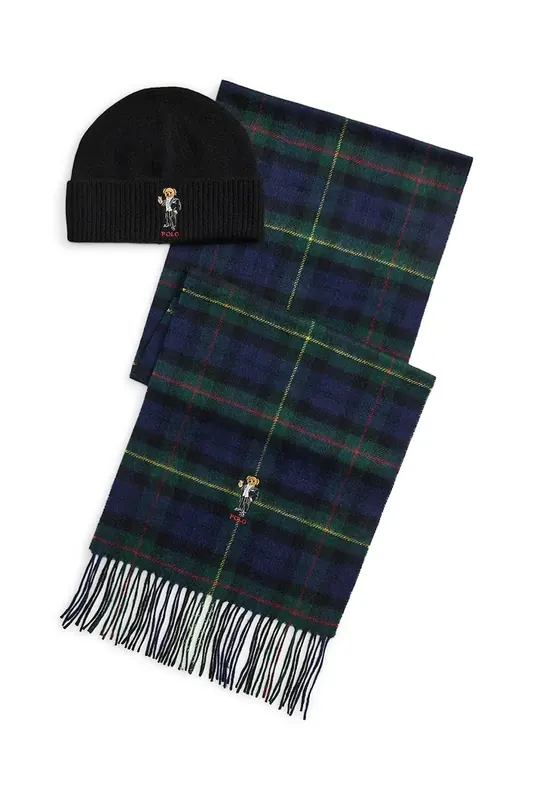 Polo Ralph Lauren  czapka i szalik wełniane