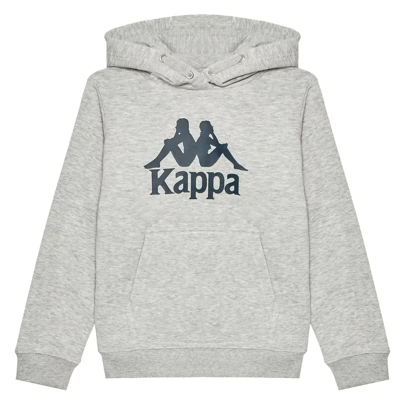 Kappa Taino Kids Hoodie 705322J-18M, Dla chłopca, Szare, bluzy, bawełna, rozmiar: 140