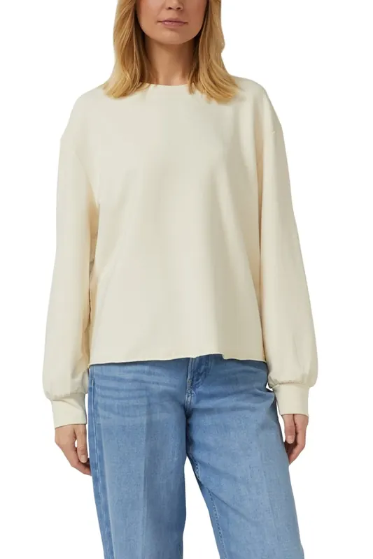 s.Oliver Sweatshirts Beige Maat: 36 | Longsleeves Outlet | Dames | Beige