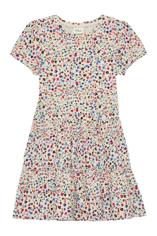 s.Oliver Dresses Offwhite Maat: 98 | Jurken Outlet | kids | Groen