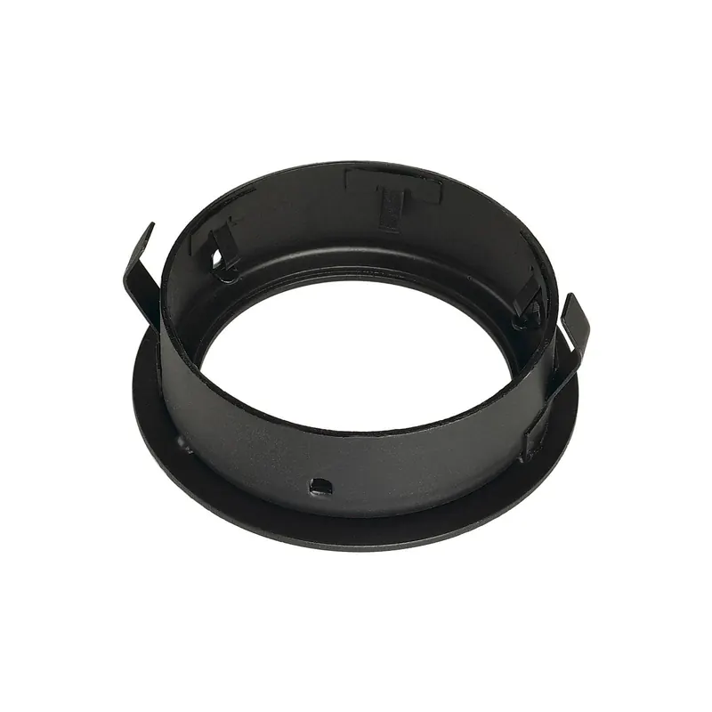 Pierścień dekoracyjny SLV Enola B, czarny, stalowy, Ø 6,4 cm