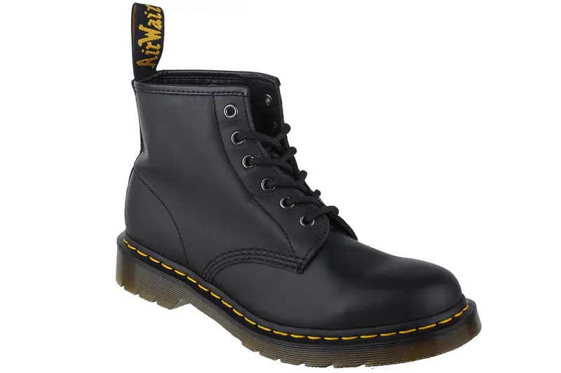 Dr. Martens 101 Nappa DM26409001, Unisex, Czarne, glany, skóra licowa, rozmiar: 36