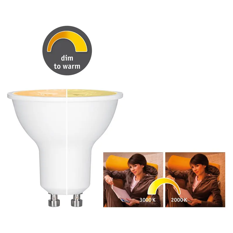 Paulmann Reflektor LED GU10 6W 350lm ściemnianie do Warm