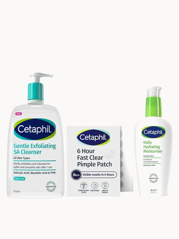 Cetaphil Daily Exfoliating Routine Oily and Acne Skin